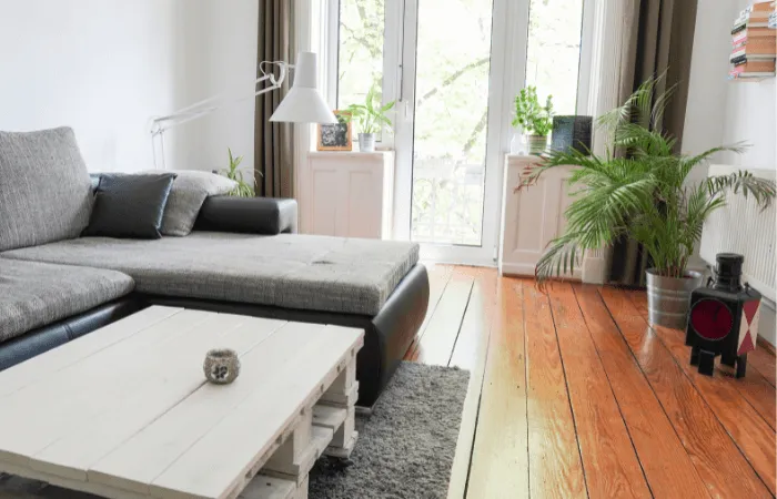 minimalistisches Wohnzimmer