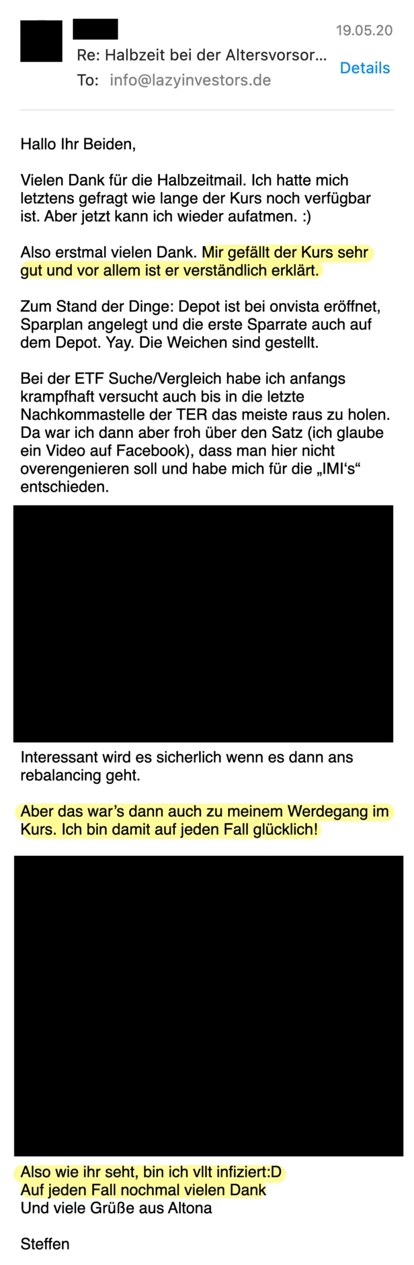 Erfahrungsbericht vom 20.05.2019