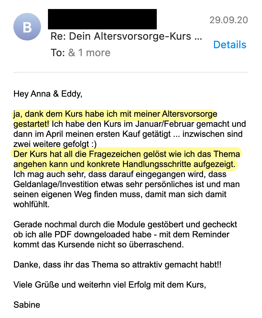 Erfahrungsbericht vom 29.09.2020
