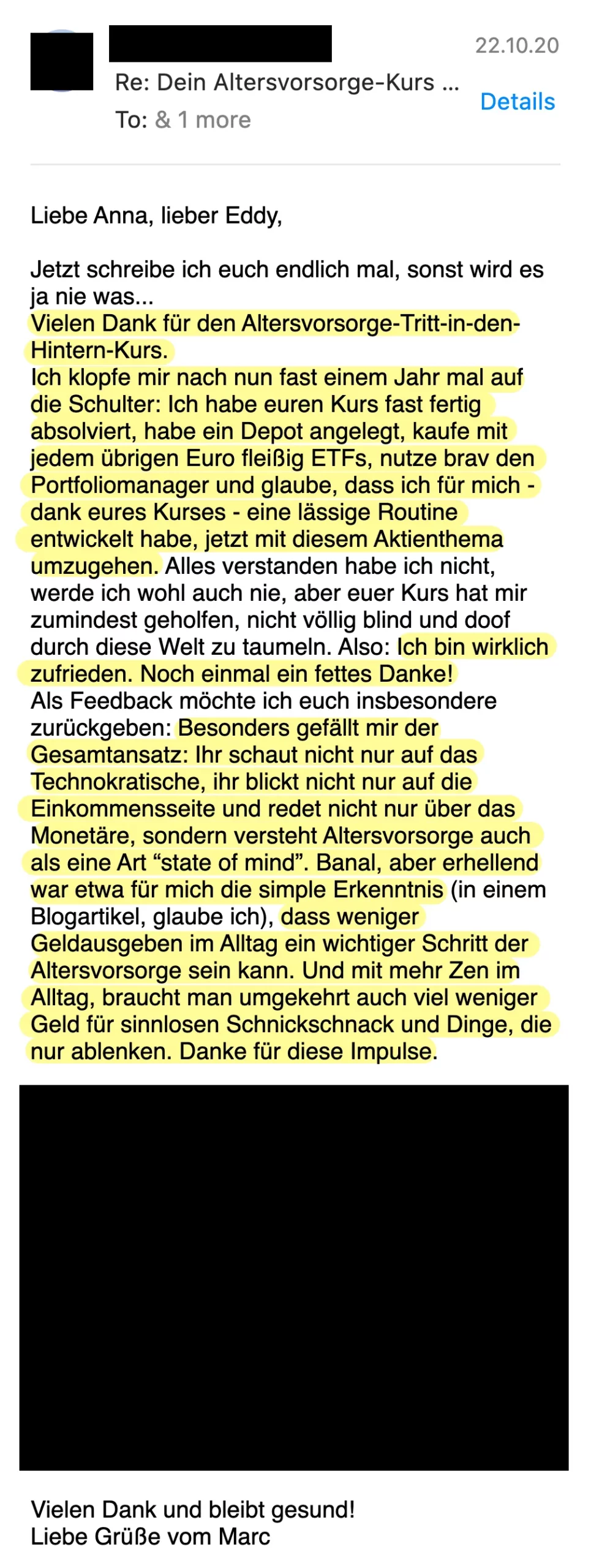 Erfahrungsbericht vom 22.10.2020