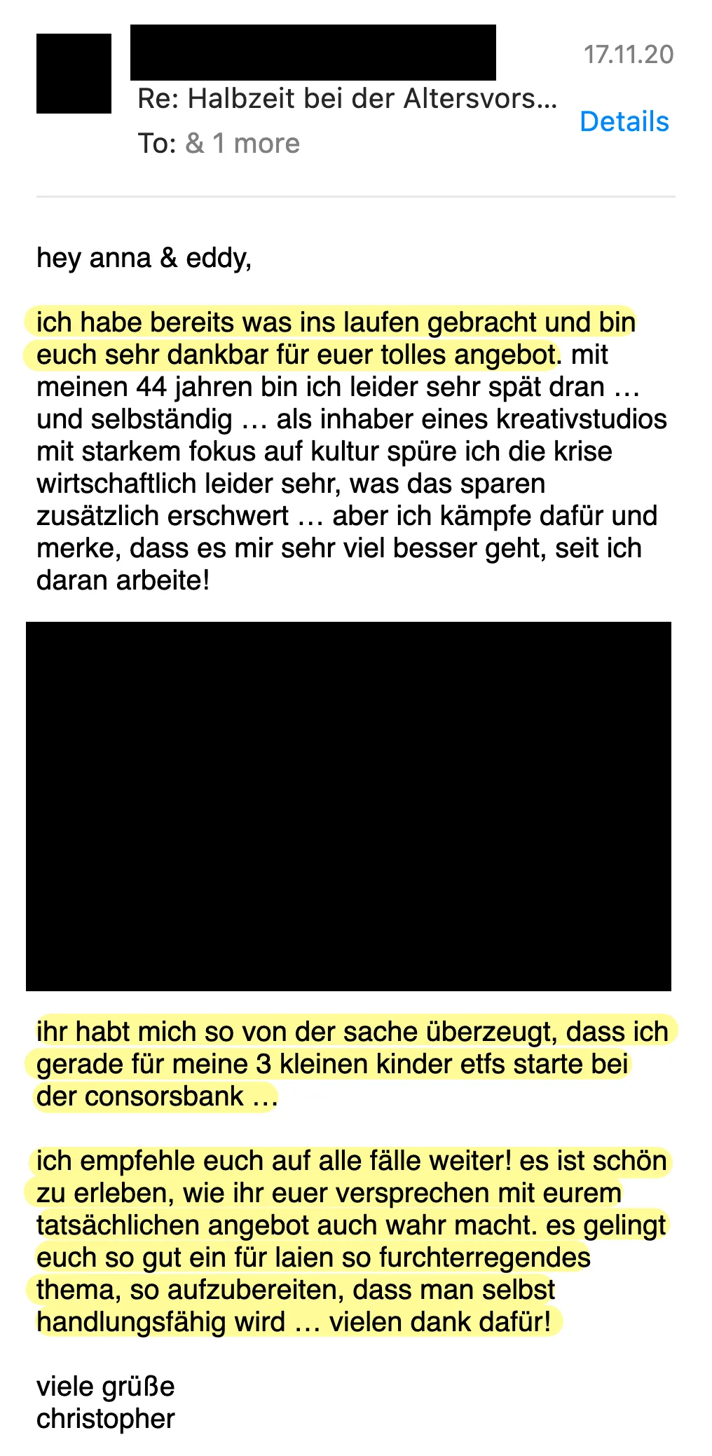Erfahrungsbericht vom 17.11.2020