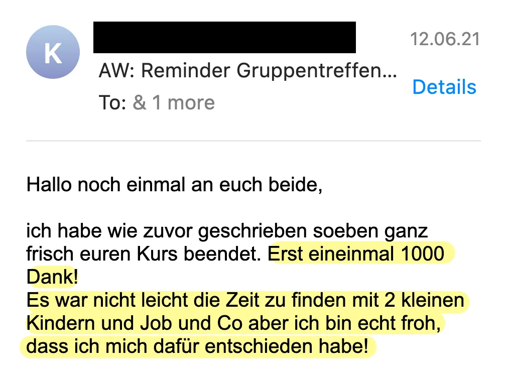 Erfahrungsbericht vom 12.06.2021