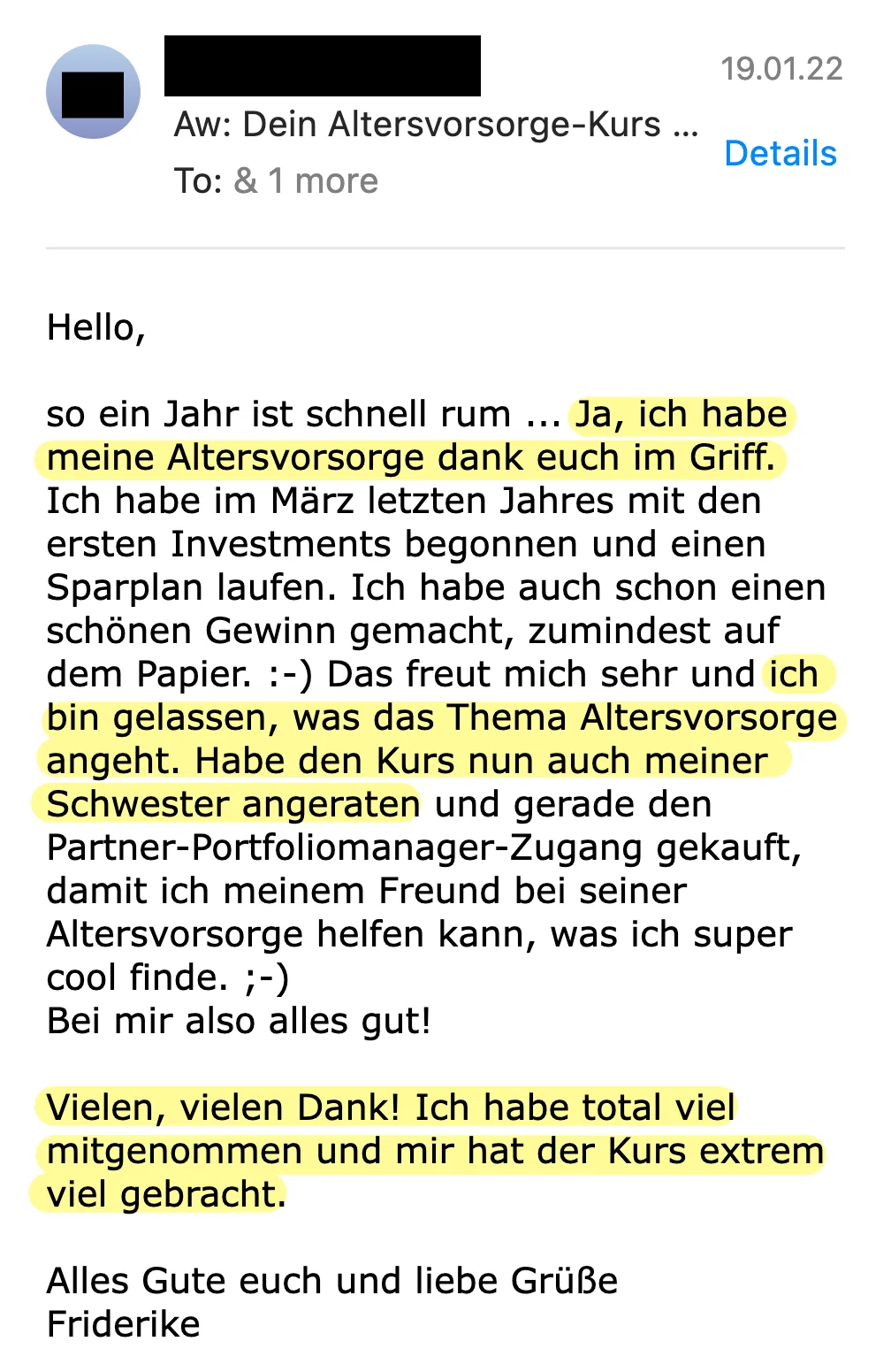 Erfahrungsbericht vom 19.01.2022